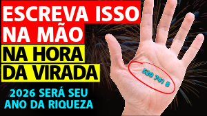 ESCREVA ESSE CÓDIGO NA MÃO NA HORA DA VIRADA DE ANO PARA ATRAIR DINHEIRO