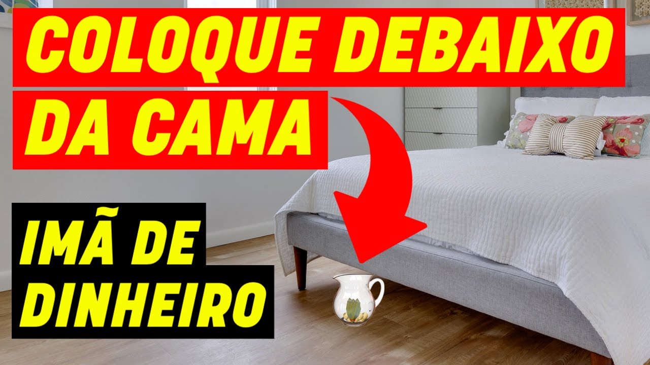 PONHA 3 FOLHAS DE LOURO DEBAIXO DA CAMA E SE SURPREENDA