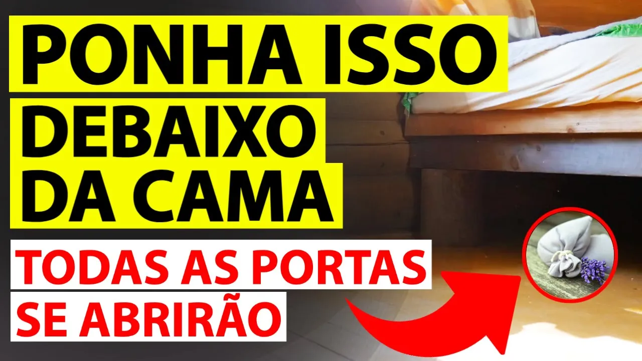 UMA MOEDA DEBAIXO DA CAMA E TODAS AS PORTAS SE ABRIRÃO